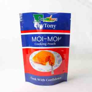Moin Moin 파우치 공장 맞춤형 인쇄 고온 저항 스탠드 업 지퍼 백 1 시간 요리 알루미늄 Moi Moi 파우치 - Product Image 2