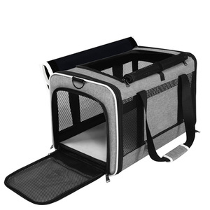 Transportín Portátil y Transpirable para Mascotas, Apto para Perros Pequeños y Gatos, para Viajes al Aire Libre y Uso en el Automóvil - Product Image 3
