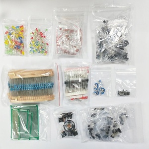 Kit de Componentes Electrónicos Mega de 1900 Piezas, Incluye Surtido + Condensadores + Resistencias + LED + Transistores + Conectores DC + PCB + Amplificador Operacional - Product Image 6