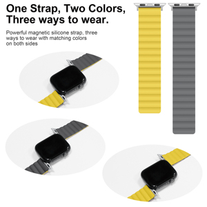 <span class=keywords><strong>Bracelet</strong></span> de montre réversible RYB pour <span class=keywords><strong>bracelet</strong></span> de montre <span class=keywords><strong>Apple</strong></span> <span class=keywords><strong>série</strong></span> Ultra 2 Ultra SE 9 8 <span class=keywords><strong>7</strong></span> 6 5 <span class=keywords><strong>Bracelet</strong></span> de remplacement de montre intelligente à la mode - Product Image 3