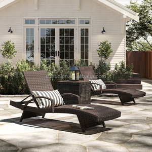 Chaise longue pliante en <span class=keywords><strong>osier</strong></span> pour le <span class=keywords><strong>jardin</strong></span> et la plage Chaise longue en rotin Chaise longue pour hôtel Chaise longue d'extérieur pour la piscine - Product Image 1