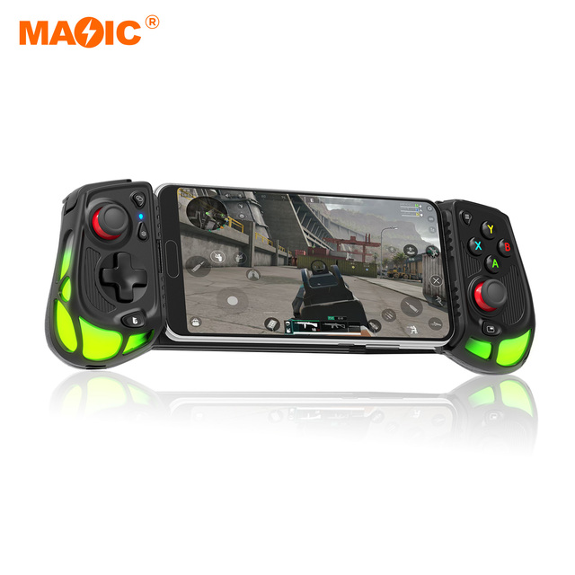 AB05 Type C Direct Plug Mobile Game Controller RGB Lighting Effects for Android and IOS