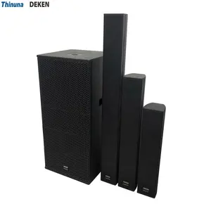 DEKEN SHOW Q30 Speaker Profesional Sistem Suara Audio Bertenaga Portabel Aktivitas Panggung Dj Line Array Loudspeaker Kolom