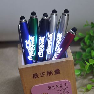 ปากกา LED พิมพ์ลายตามสั่ง พร้อมหัวปากกาสไตลัส หมึกพลาสติก ของขวัญส่งเสริมการขาย ขายส่ง - Product Image 3