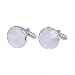 ของขวัญส่งเสริมการขายแบบกำหนดเอง ชุดกระดุมข้อมือและที่หนีบเนคไทเปลือกมุกคุณภาพสูง - Product Image 6