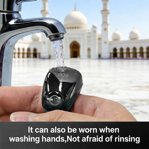 Anillo de Zikr Musulmán, Contador Inteligente con Control por Aplicación, Tamaño Ajustable, Resistente al Agua IP67, Pantalla OLED, Carcasa de Plástico, Anillo Tasbeeh - Product Image 3