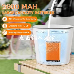 Portable IPX7 étanche extérieur affichage intelligent pompe de douche électrique pour Camping plage voyages lavage de voiture bain jardin fournitures - Product Image 2