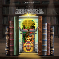 Reobrix 66029 Creativo y Famoso: El Libro del Mundo - Maqueta de Anime de Calle, Bloques de Construcción de Plástico DIY, Juguetes de Ladrillos