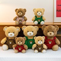 Adorable Ours en Peluche pour Bébé, Jouet Personnalisable avec Vêtements, Jouet Éducatif pour Enfants, Accepte Logo Personnalisé, Anti-Stress
