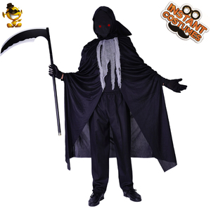 <span class=keywords><strong>Costume</strong></span> da Morte Segreta per Uomo, Travestimento Spaventoso per Feste di Halloween, Cosplay <span class=keywords><strong>Horror</strong></span> con Corda Nera - Product Image 5