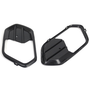 Ford Escape Front Fog Light Bezels FO1038164 FO1039164 <b>ABS</b> Black Lower Grille Cover 2017-2019 - Product Image 2