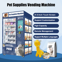Distributeur automatique intelligent de nourriture et de jouets pour animaux de compagnie XYZ, avec armoire latérale, pour les magasins d'animaux