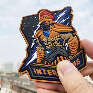 Soft PVC Label Customized PVC Patches Sew on Rubber Label Rubber PVC Tag 3D Embossed Custom Logo Rubber Patch - Product Image 1