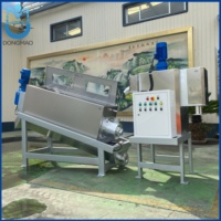 Presse à vis volute pour la déshydratation des boues SS304 pour le traitement des eaux usées des hôtels, restaurants et chantiers de construction