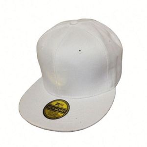 Gorra Deportiva Unisex Personalizada, Simple, Lisa, Común, de 6 Paneles, 100% Acrílica, con Visera Plana, Bordado 3D, Hebilla Metálica, para las Cuatro Estaciones - Product Image 1