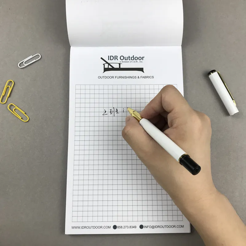 カスタマイズ可能な印刷環境にやさしいメモ帳形状デザインカスタム付箋と会社ブランドのロゴカスタムメモ帳