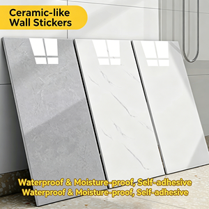 Autocollants muraux en vinyle auto-adhésifs en papier de soie imperméables pour carrelage, couvrant les taches désagréables, pour salles de bain, appartements, écoles, garantie 5 ans - Product Image 1