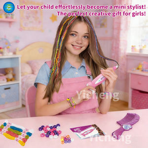 Machine à tresser les cheveux DIY pour filles, <span class=keywords><strong>jouet</strong></span> manuel et automatique, kit de <span class=keywords><strong>coiffure</strong></span> pour enfants avec perles pour des coiffures créatives - Product Image 6