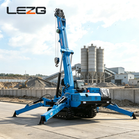 Grue araignée industrielle 6 tonnes 8 tonnes avec supports stabilisateurs pour l'érection d'équipements