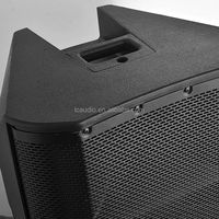 Enceinte DJ professionnelle bi-amplifiée de 15 pouces, enceintes PA, haut-parleur, sensibilité 98 dB, audio amplifié pour les spectacles en direct et les festivals