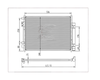 OEM976061R000 976061W000 Condenseur de climatiseur de voiture Auto AC Parts pour Kia Rio