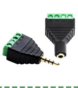 工場卸売 3.5mm はんだ不要 金メッキプラグ ステレオヘッドセット オス・メス オーディオコネクタ端子 - Product Image 6