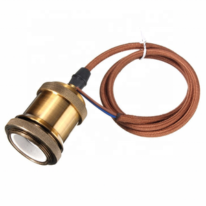 Cordon en aluminium suspendu pour <span class=keywords><strong>luminaire</strong></span> suspendu, kit de support de lampe avec câble sans roseau de plafond - Product Image 1