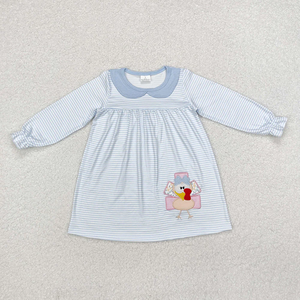 Conjunto de 2 Piezas de Ropa Casual para Niñas Pequeñas, con Apliques de Pavo, Estilo Boutique, para Otoño - Product Image 3