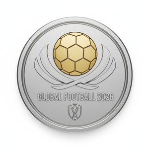 カスタムピンメタルロゴバッジサッカーフットボールハードエナメルピンバッジ - Product Image 3