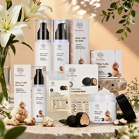 Coffret de Soins à la Truffe Blanche Fermentée Éclaircissant Anti-Âge Hydratant : Nettoyant, Tonique, Sérum, Crème, Masque Facial
