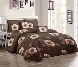 Colcha de cama para adultos de 3 piezas, tamaño King personalizado, edredón de alta calidad, funda de almohada impresa, diferentes tipos de juego de colcha - Product Image 4