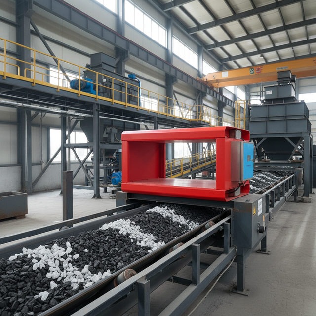Metal Detector Machine for Stone Crusher Ball Mill Belt Conveyor Integration Pulse Induction Reliable Mineral Production Safety