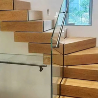VIKO 2025 Moderne Sweet Home Boîte en chêne Escalier suspendu Escalier flottant