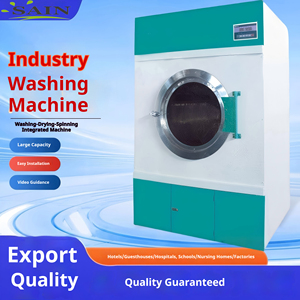 Séchoir industriel 15 kg entièrement automatique, petit séchoir pour hôtels, hôpitaux, buanderies, usines de lavage SWA801 - Product Image 1