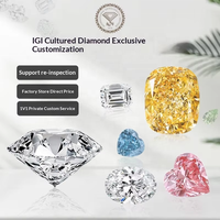 Diamantes Cultivados en Laboratorio con Certificación IGI de 2.5-4 Quilates, Claridad VS1, Color E, Corte Oval Excelente, para Joyería