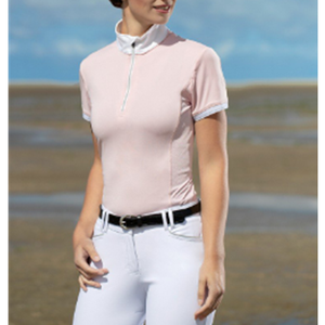 Camiseta de equitación de verano para mujer, de secado rápido, con estampado de plumas, personalizable - Product Image 3