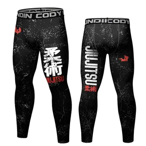 Cody Lundin Neueste Custom Tight Leggings Fitness Kompression Sport hose Fitness Männer Sport Wear MMA Bjj Rash Guard Hose