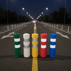 Recinzione stradale riflettente in plastica da 72cm - Product Image 1