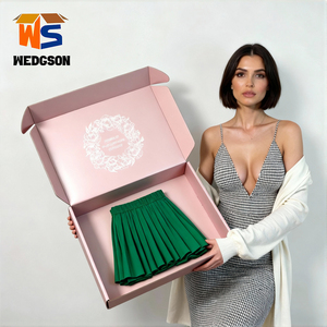 Caja <span class=keywords><strong>de</strong></span> Embalaje <span class=keywords><strong>de</strong></span> Cartón <span class=keywords><strong>de</strong></span> Lujo, Caja <span class=keywords><strong>de</strong></span> Cartón Corrugado para Envíos con Logotipo Personalizado, Caja <span class=keywords><strong>de</strong></span> Envío <span class=keywords><strong>de</strong></span> Vestidos Rosas a Bajo <span class=keywords><strong>Precio</strong></span> - Product Image 2