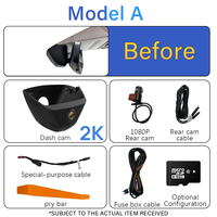 Caméra embarquée 4G pour HRV/ZRV, avant 2K, arrière 1080p, ajustement personnalisé 2023-2026, enregistrement en boucle automatique, vision nocturne, enregistreur vidéo Plug&Play