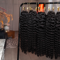 Perruque frontale en dentelle HD 13x6 en vrac, cheveux humains bouclés birmans, sans colle, pré-épilée, 26 pouces, perruque de cheveux vierges, noir naturel, fournisseur en gros