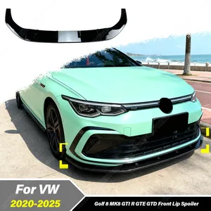 Kit de protection inférieur de pare-chocs avant pour Golf 8 MK8 R GTE GTD ABS 2020 2021 2022 2023 2024 2025 - Product Image 1