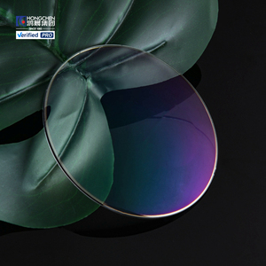 Hongchen Tầm Nhìn Duy Nhất CR39 1.49 Ống Kính <span class=keywords><strong>1.5</strong></span> HMC Mắt Ống Kính Màu Xanh Lá Cây Lớp Phủ Theo Toa Ống Kính Quang Học - Product Image 3