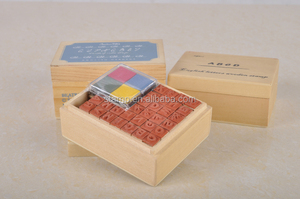 Jeu <span class=keywords><strong>de</strong></span> tampons en caoutchouc en bois alphabet pour enfants avec tampon à encre <span class=keywords><strong>2023</strong></span> - Product Image 4