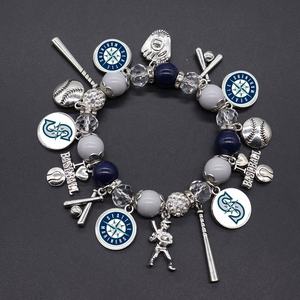 สร้อยข้อมือจี้รูปโลโก้ทีมเบสบอลลอสแอนเจลิส ดอดเจอร์ส แชมป์เปี้ยน ขายส่ง เครื่องประดับลูกปัดแฟชั่นแนวสปอร์ต สำหรับแฟนๆ สะสมเป็นของขวัญ - Product Image 5