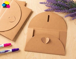 500 pièces vintage papier <span class=keywords><strong>Kraft</strong></span> pour invitations de <span class=keywords><strong>mariage</strong></span> cadeau décoration papeterie d'école de papier mini <span class=keywords><strong>enveloppe</strong></span> - Product Image 4