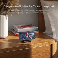 Chargeurs sans fil magnétiques pliables pour écouteurs de montre intelligente iPhone Support de chargeur de charge rapide pliant 15W