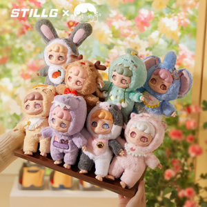 Nuovo Arrivo Autentico Baby Three Blind Box: Coniglietto Macaron di 2ª Generazione - Simpatica Statuetta Trendy in PVC Peluche - Product Image 1