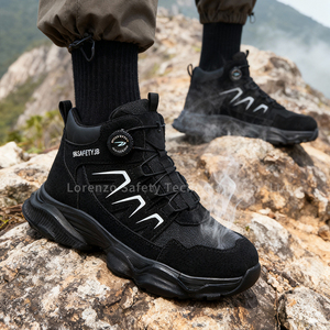<span class=keywords><strong>Scarpe</strong></span> antinfortunistiche con punta in acciaio da uomo, stivali da lavoro anti-schiacciamento, resistenti alle perforazioni, in microfibra, calzature protettive - Product Image 6