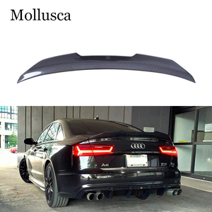 สปอยเลอร์หลังคาร์บอนไฟเบอร์ทรงรังผึ้งสไตล์ PSM สำหรับรถ A6 C7 Sedan ปี 2012-2015 - Product Image 1